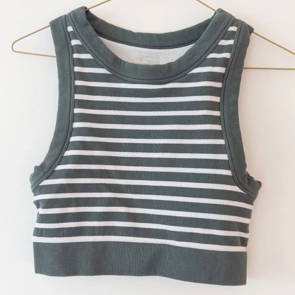 Offline by Aerie Thumbs Up Heavyweight Ribbed Tank, Size Small